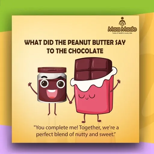 Maa Made peanut butter and chocolate pun ad creative